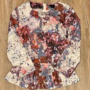 H&M Floral blouse, size 2